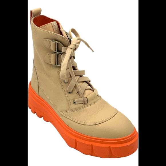 Sorel Shoes - SOREL Women's Caribou X Waterproof Lace Boot Ceramic/Optimized Orange - Medium